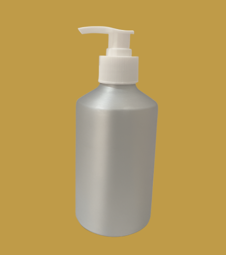 ALUMINUM BOTTLE WITH PUMP