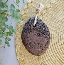 Load image into Gallery viewer, LAVA PUMICE STONE W/ COTTON HANGING LOOP
