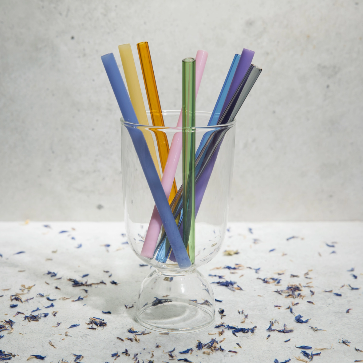 GLASS CLASSIC STRAW - 6 INCHES