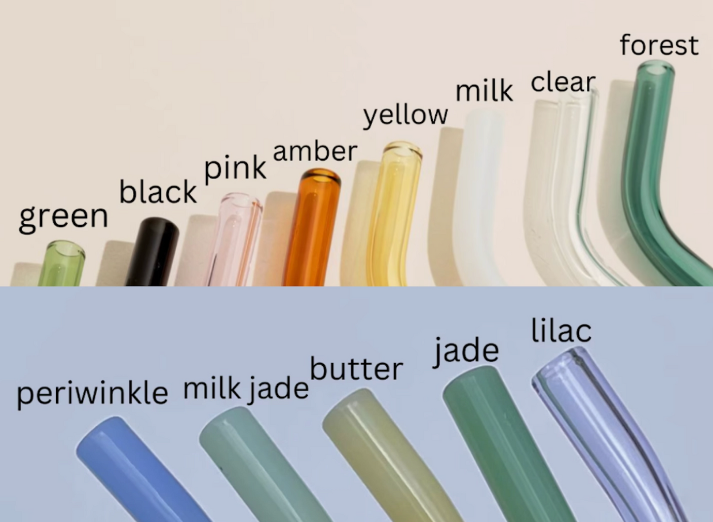 GLASS CLASSIC STRAW - 6 INCHES