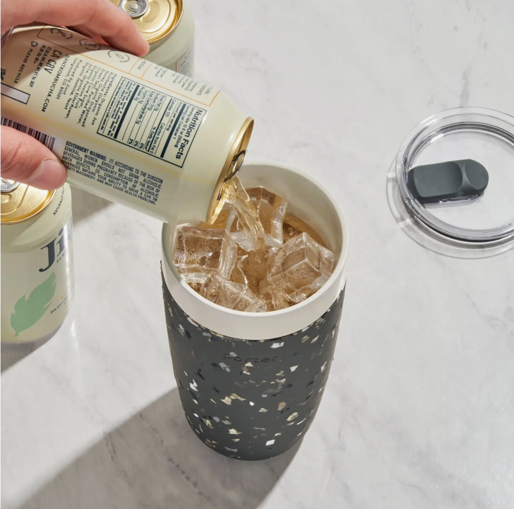 COFFEE & DRINK TUMBLER (INSULATED & CERAMIC) 20 OZ