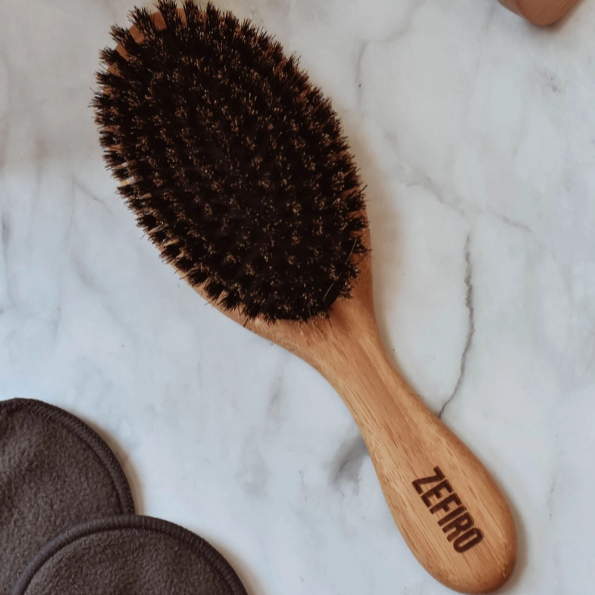 HAIR BRUSH W/ SOFT BRISTLES