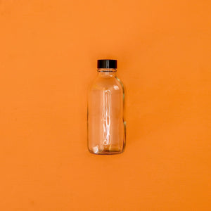 GLASS BOTTLE WITH CAP