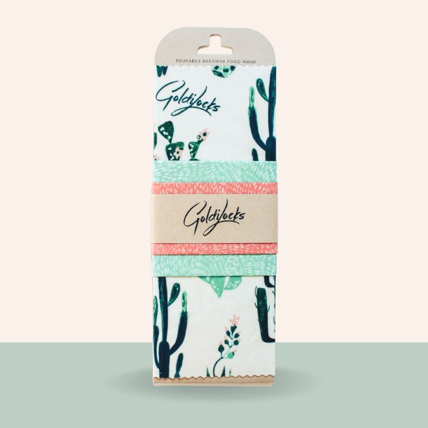 BEES WAX REUSABLE FOOD WRAPS