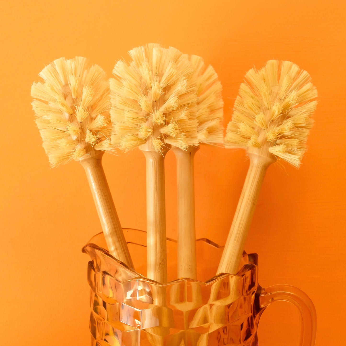 TOILET BRUSH - MULTIPURPOSE BRUSH EXTRA LONG WOODEN HANDLE