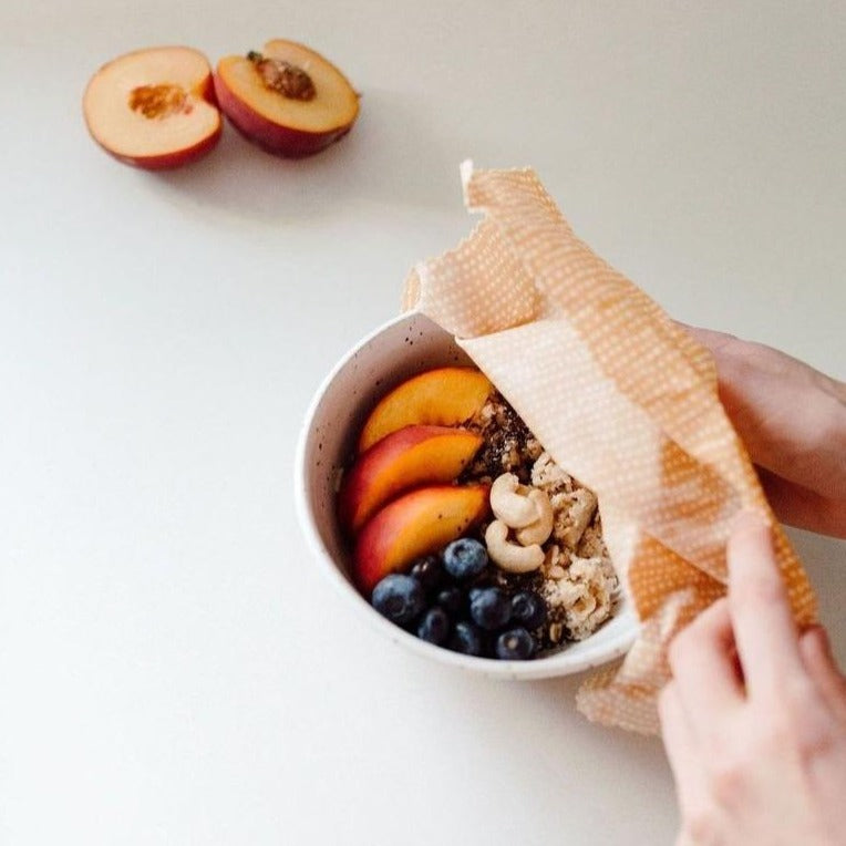BEES WAX REUSABLE FOOD WRAPS