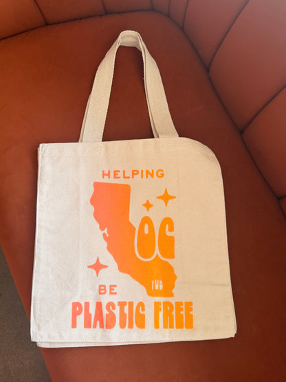 REUSABLE JUTE OR COTTON BAG TOTE - FUB MERCH
