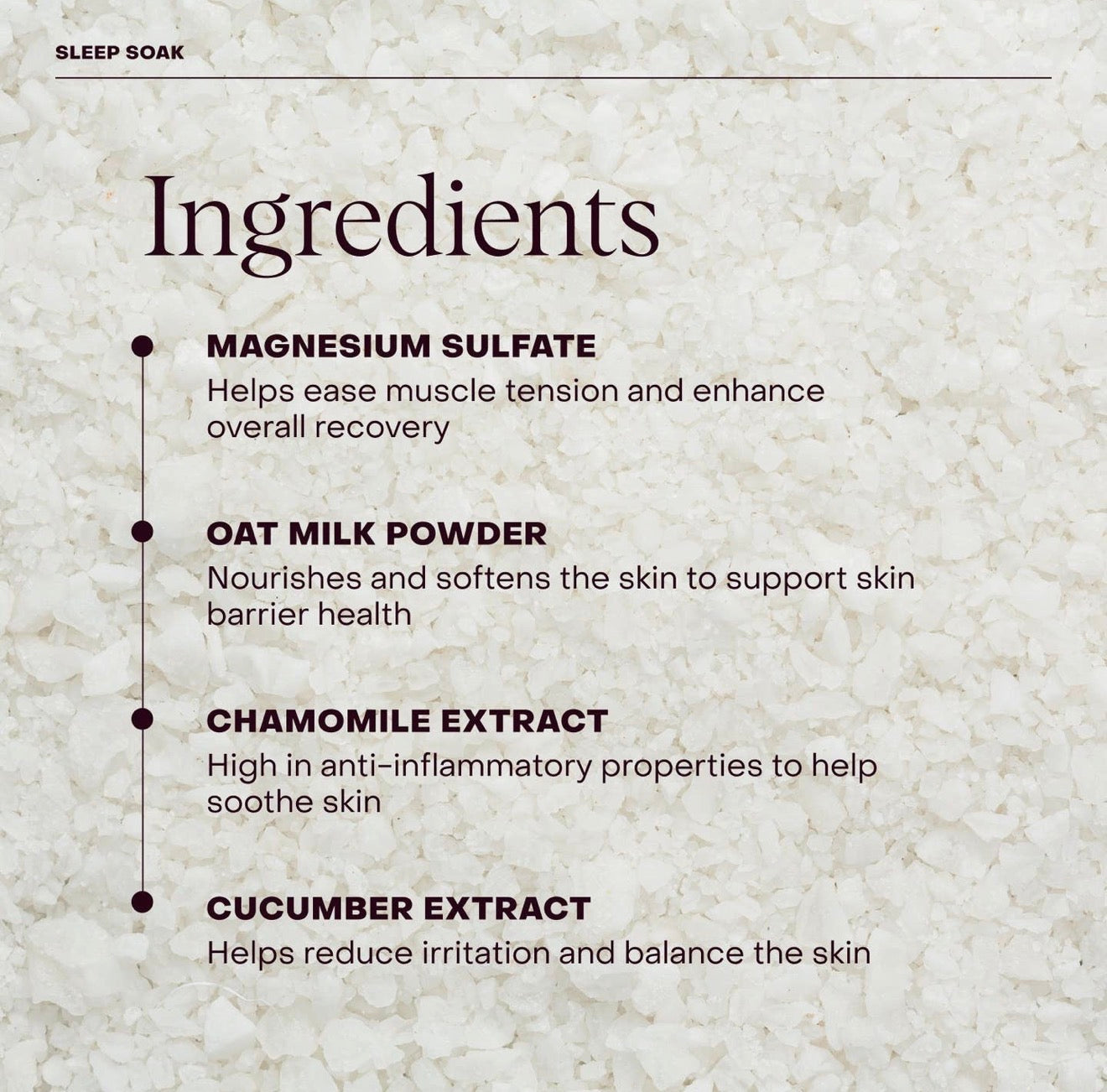 SLEEP SOAK MAGNESIUM BATH SOAK FOR RELAXTION