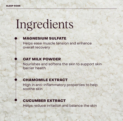 SLEEP SOAK MAGNESIUM BATH SOAK FOR RELAXTION
