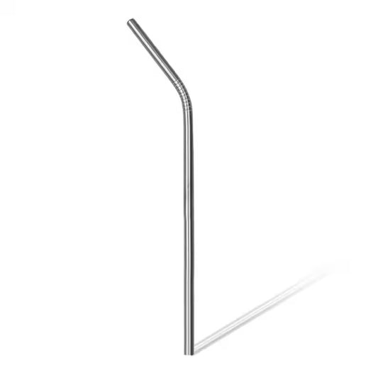 STAINLESS STEEL SINGLE REUSABLE BENT STRAW
