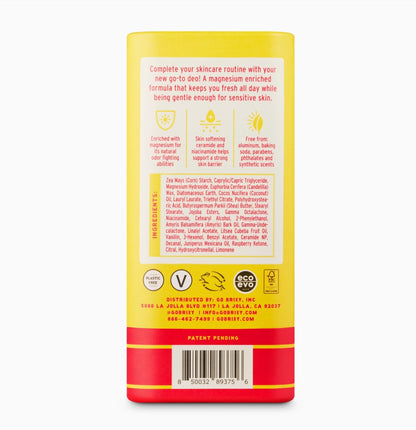 DEODORANT - MAGNESIUM ENRICHED