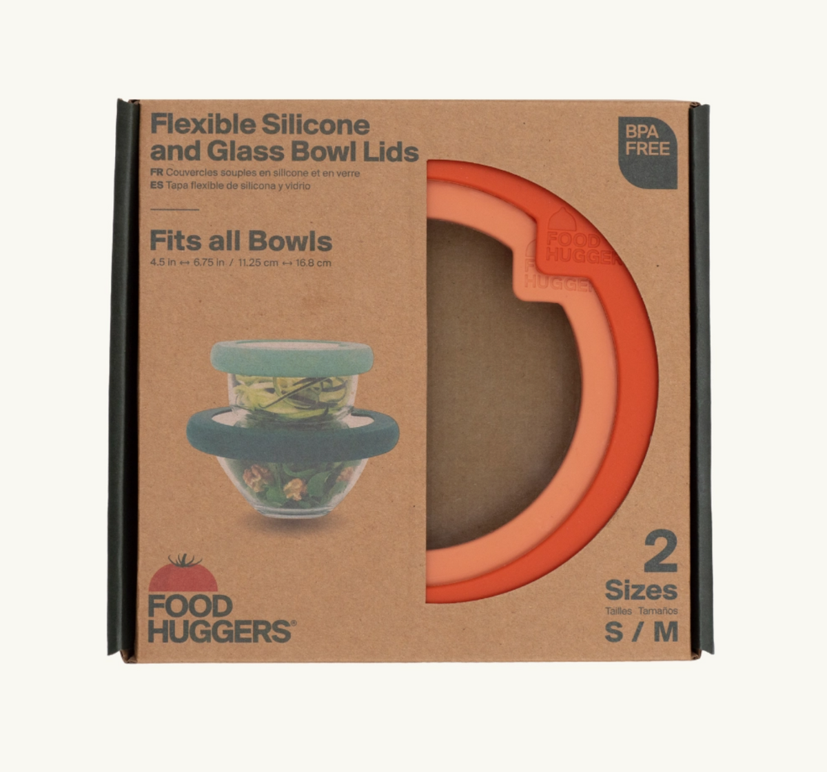 FLEXIBLE SILICONE AND GLASS BOWL LIDS