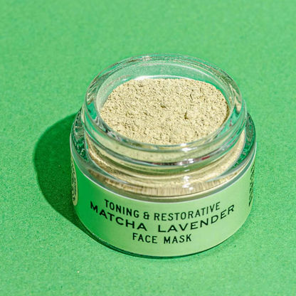 MATCHA LAVENDER BOTANICAL FACE MASK