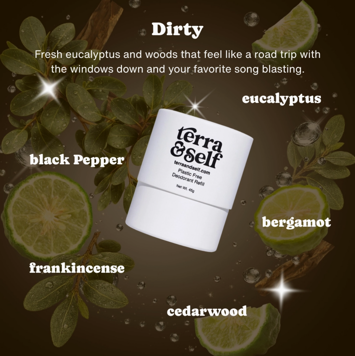 DEODORANT REFILL FOR TERRA & SELF CONTAINER