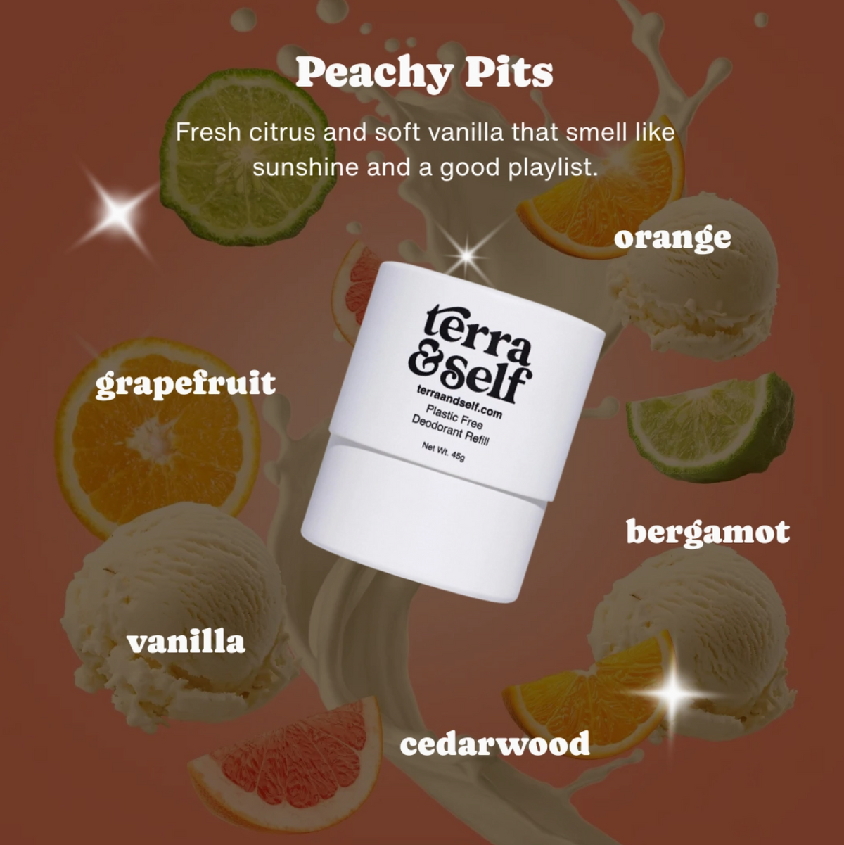 DEODORANT REFILL FOR TERRA & SELF CONTAINER
