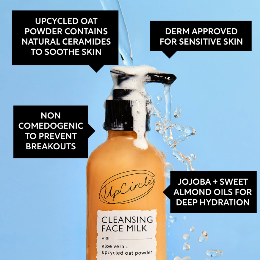 CLEANSING FACE MILK WITH ALOE VERA + OAT POWDER