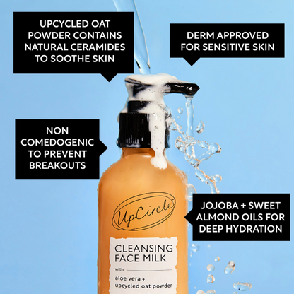 CLEANSING FACE MILK WITH ALOE VERA + OAT POWDER