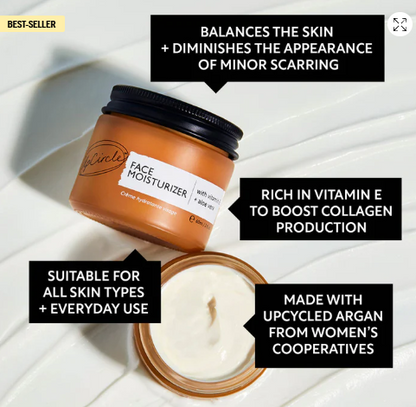 FACE MOISTURIZER WITH VITAMIN E + ALOE VERA