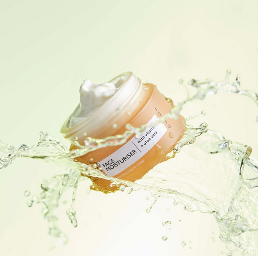 FACE MOISTURIZER WITH VITAMIN E + ALOE VERA