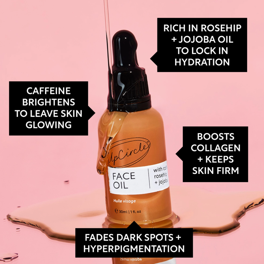 FACE OIL - COLLAGEN BOOSTING VEGAN ORGANIC COFFEE + ROSEHIP