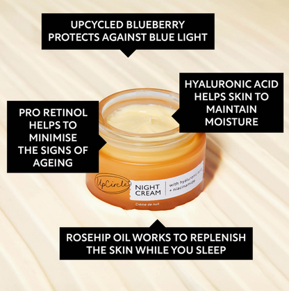 NIGHT CREAM WITH HYALURONIC ACID + NIACINAMIDE