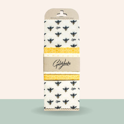 BEES WAX REUSABLE FOOD WRAPS