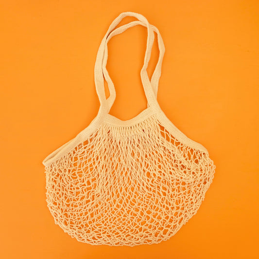 MESH FARMERS MARKET BAG - LONG HANDLE