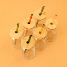 Load image into Gallery viewer, DRINKING GLASS WITH STRAW
