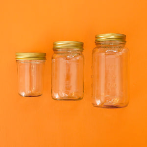 GLASS MASON JARS